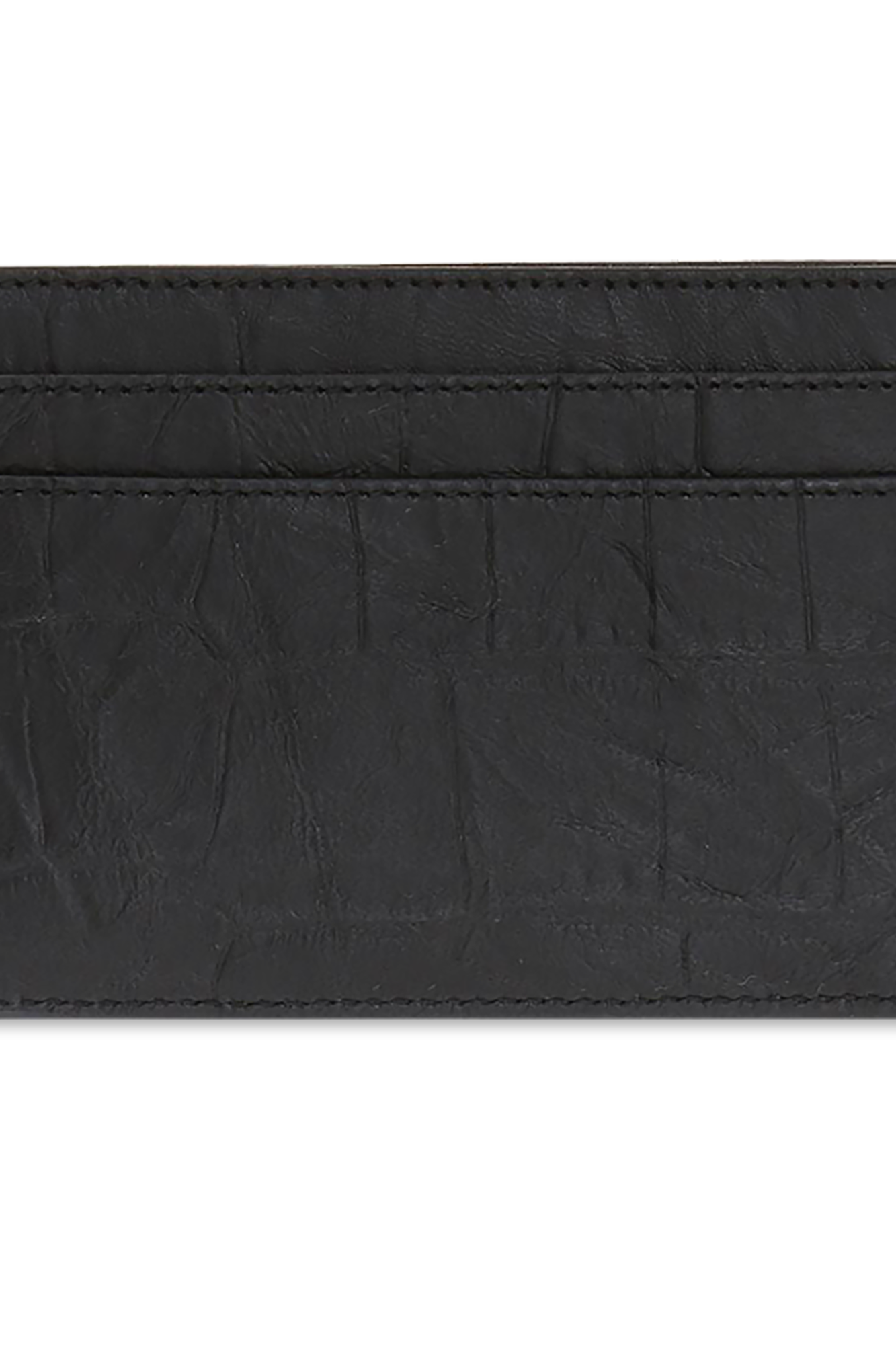 Saint Laurent Card case with metal logo | Men's | Vitkac